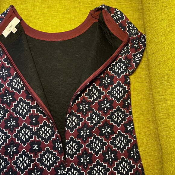 Ann Taylor LOFT Mod Style Dress Size 0 - Picture 8 of 16